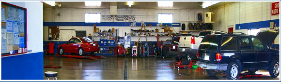 Panoramic view of the Service area